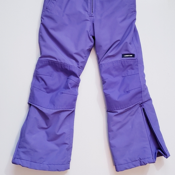 Lands' End Squall Waterproof Insulated Iron Knee Snow Bibs - Picture 6 of 8